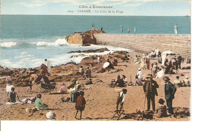 Postal 027335 : Côte dEmeraude. Parame. Un Coin de la Plage