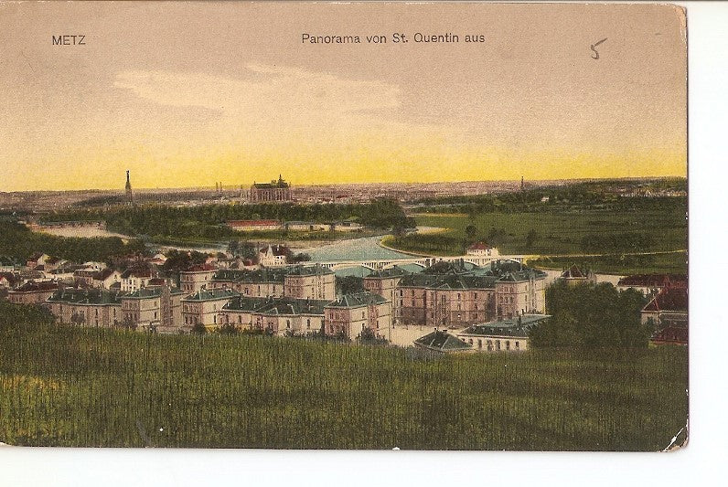 Postal 027337 : Panorama von St. Quentin aus, METZ