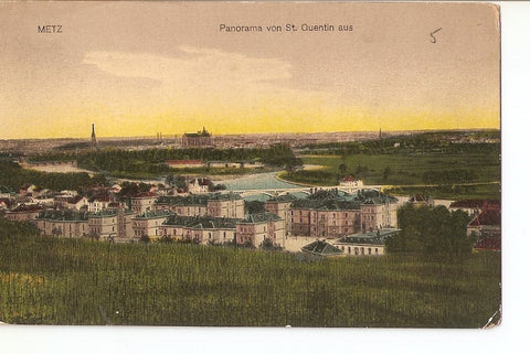 Postal 027337 : Panorama von St. Quentin aus, METZ