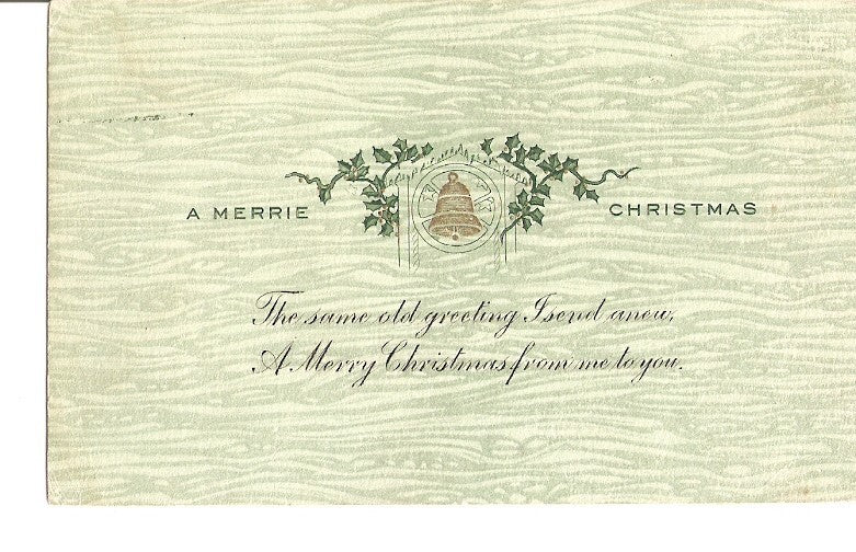 Postal 027345 : A merrie Christmas