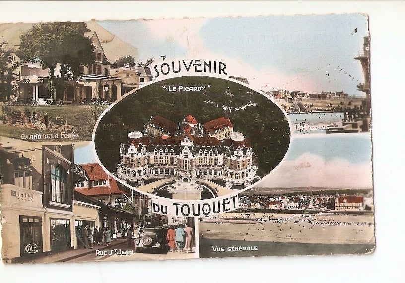 Postal 027349 : Souvenir du Touquet, Plage (Paris)