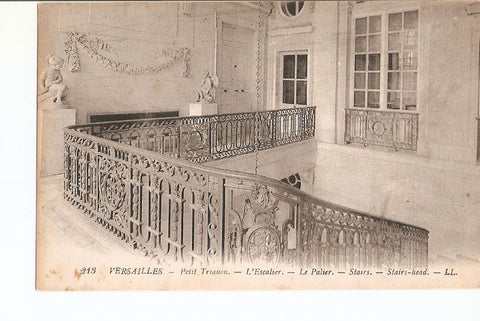 Postal 027351 : Versailles - Petit Trianon. LEscalier. Le Palsier. Stairs