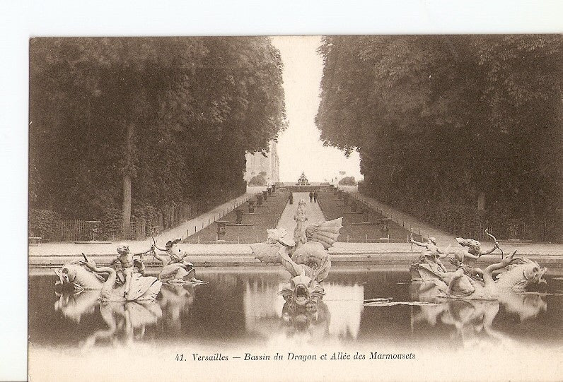Postal 027370 : Versailles - Bassin du Dragon et Allee Marmousets