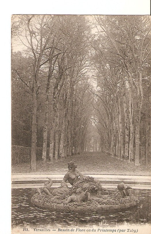 Postal 027375 : Versailles. Bassin de Flore ou du Printemps (par Tuby)
