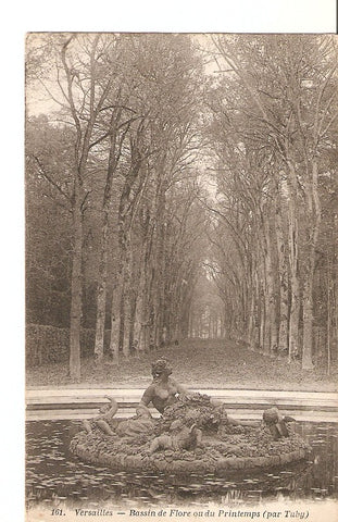 Postal 027375 : Versailles. Bassin de Flore ou du Printemps (par Tuby)