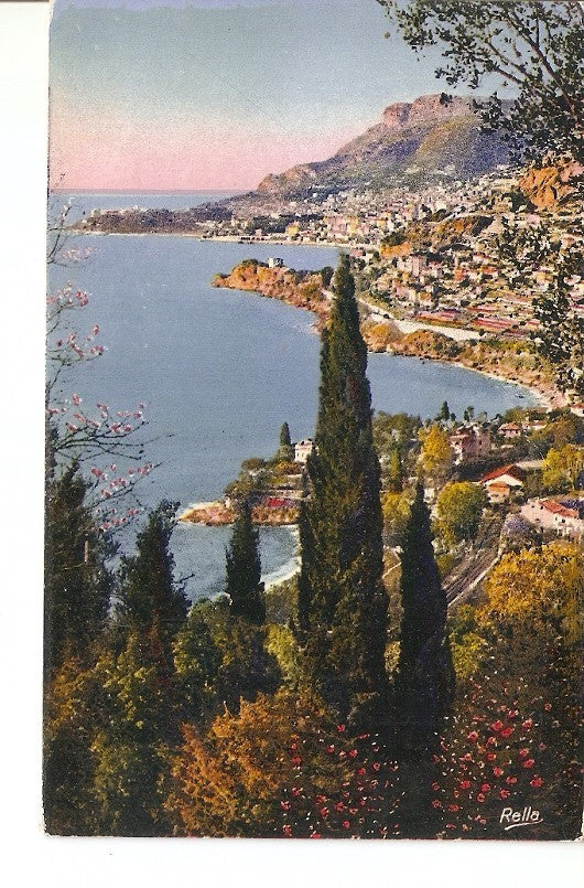 Postal 027377 : La Principaute de Monaco. Vue de Roquebrune