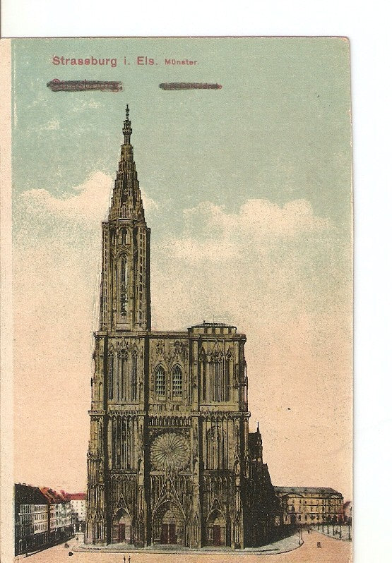 Postal 027385 : Strassburg i. Els. Münster
