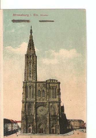 Postal 027385 : Strassburg i. Els. Münster