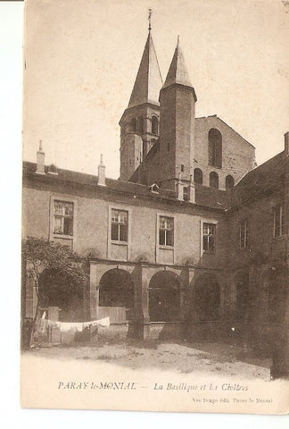 Postal 027392 : Paray le-Monial - Le Basilique et les Cloitres