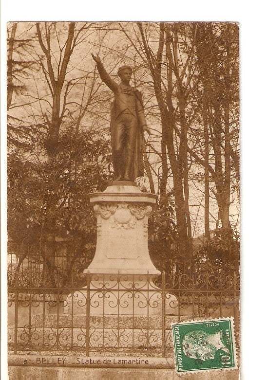 Postal 027397 : Belley, Statue de Lamartine