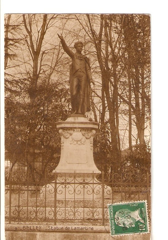 Postal 027397 : Belley, Statue de Lamartine