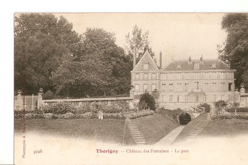 Postal 027406 : Thorigny - Château de Fontaines - Le parc
