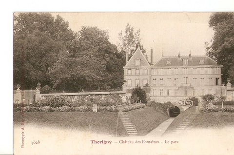 Postal 027406 : Thorigny - Château de Fontaines - Le parc