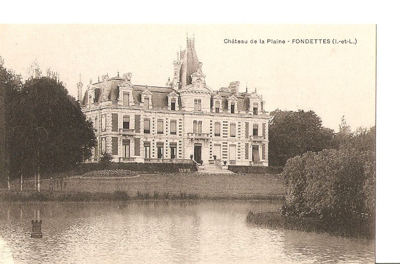 Postal 027409 : Château de la Plaine - Fondettes