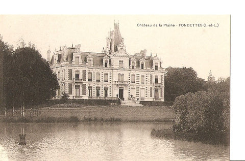 Postal 027409 : Château de la Plaine - Fondettes