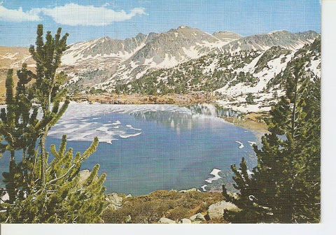 Postal 027415 : Valls dAndorra, Lago grande de Els Pessons