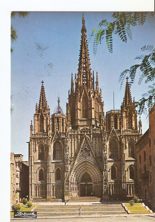 Postal 027437 : La Catedral, Barcelona