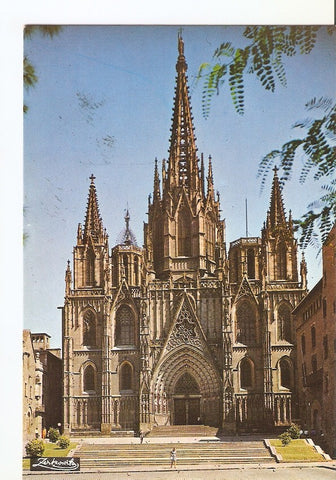 Postal 027437 : La Catedral, Barcelona