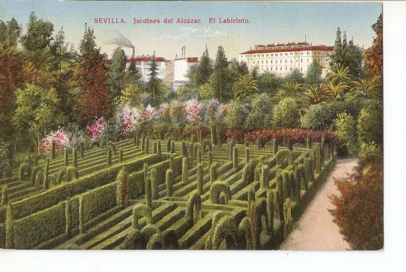 Postal 027450 : Sevilla. Jardines del Alcazar. El Laberinto