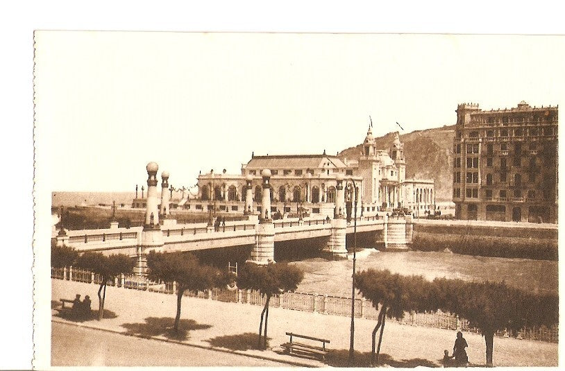 Postal 027456 : San Sebastian, Puente de Kursaal