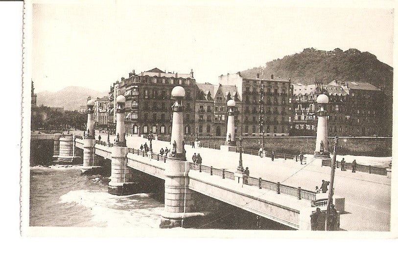 Postal 027458 : San Sebastian, Puente de Kursaal