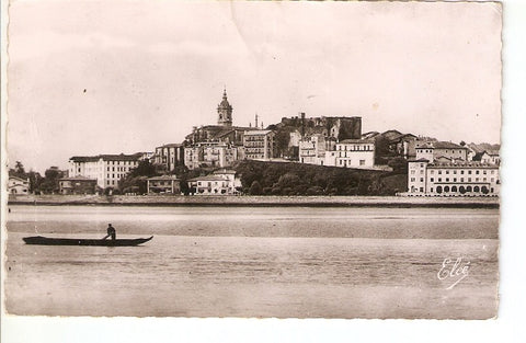 Postal 027460 : Fontarabie (Espagne) et la Bidassoa vues dHendaye
