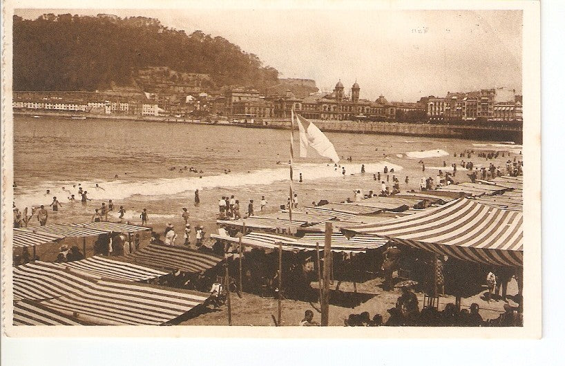 Postal 027463 : San Sebastian. La Playa