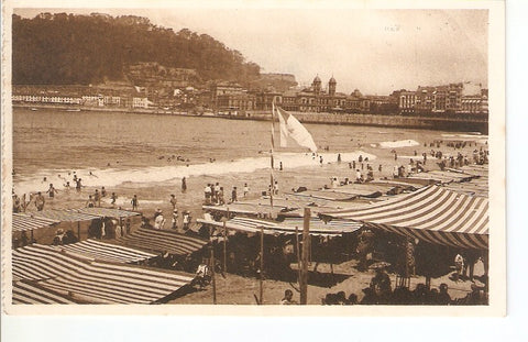 Postal 027463 : San Sebastian. La Playa