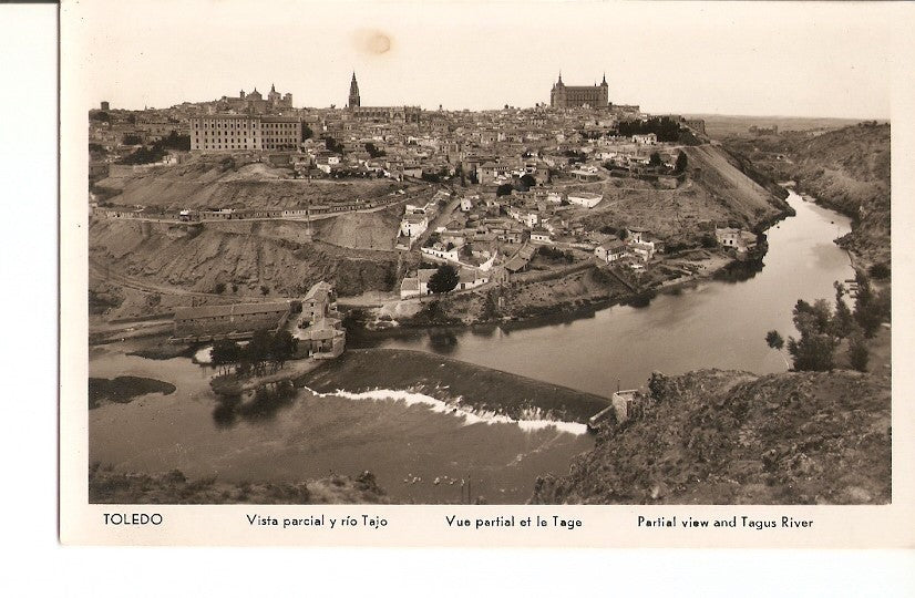 Postal 027464 : Toledo, Vista parcial y rio Tajo
