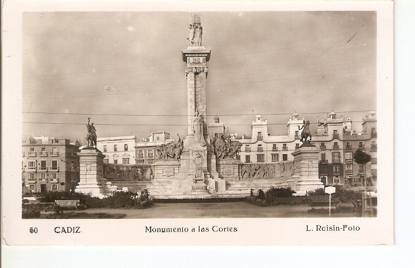 Postal 027469 : Cadiz. Monumento a las Cortes