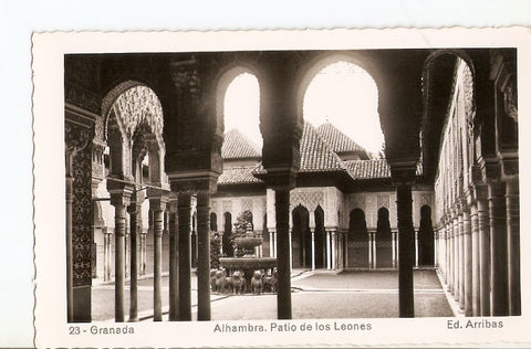 Postal 027483 : Granada. Alhambra, patio de los Leones