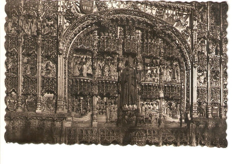 Postal 027490 : Burgos: Detalle del Retablo de Sant Nicolas