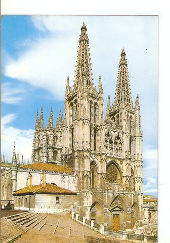 Postal 027536 : Catedral, fachada principal (Burgos)