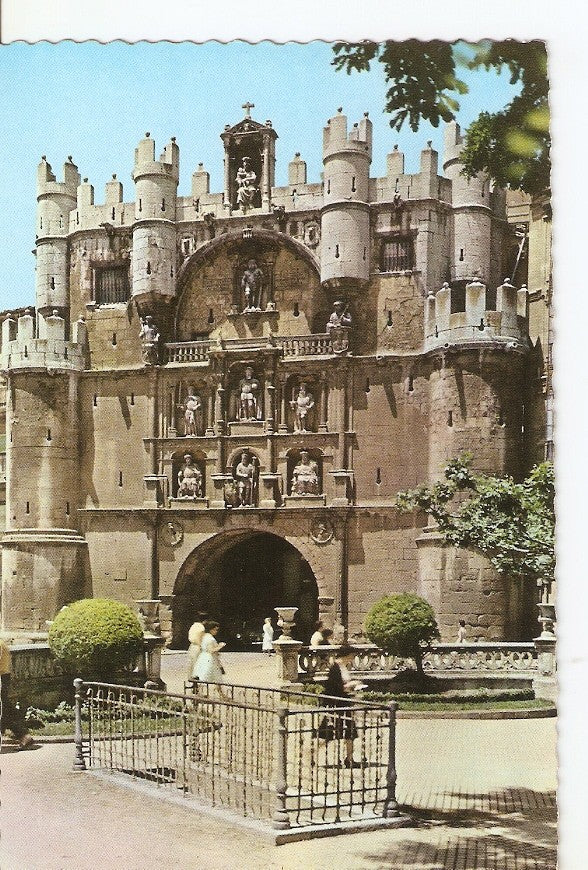 Postal 027551 : Burgos. Arco de Santa Maria