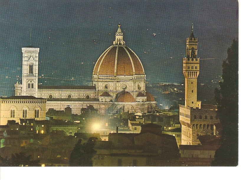 Postal 027588 : Firenze, Incanto notturno