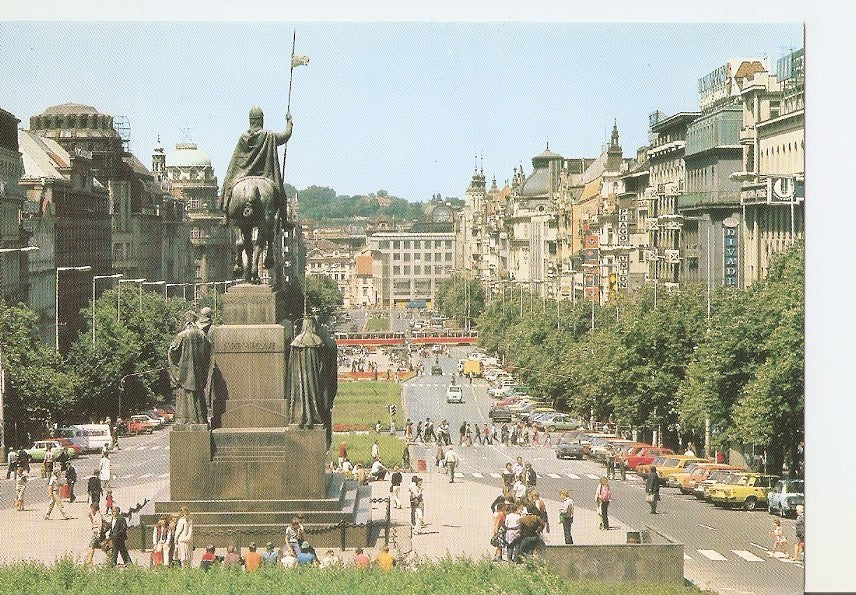Postal 027589 : Prague - Place Vencesias