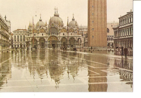 Postal 027596 : Venezia, Piazza S. Marco con acqua alta