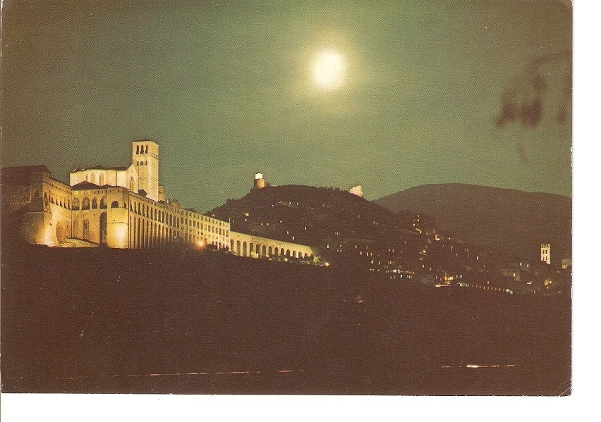 Postal 027597 : Assici, Paronama - Nocturne de la Basilique
