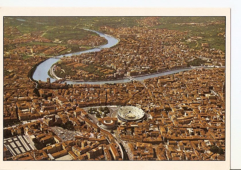 Postal 027603 : Aerial view, Verona