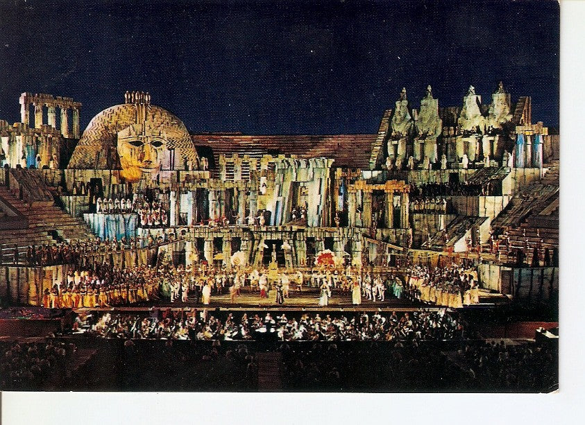 Postal 027605 : Verona, Opera season - Aida