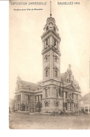 Postal 027635 : Pavillon de la Ville de Bruxelles. Exposition Universelle Bruxelles 1910