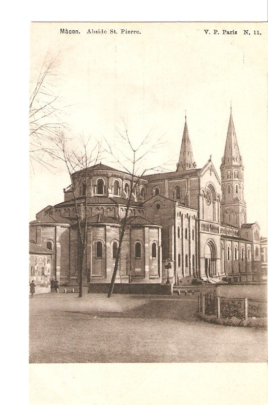 Postal 027644 : Mâcon. Abside St. Pierre