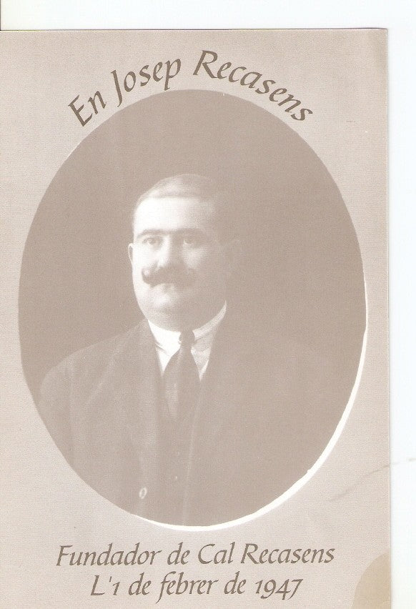 Postal 027663 : En Josep Recasens, Fundado de Cal Recasens, 1 de febrer de 1947