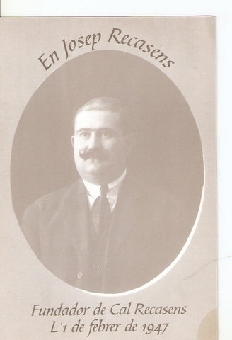 Postal 027663 : En Josep Recasens, Fundado de Cal Recasens, 1 de febrer de 1947