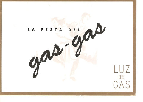Postal 027667 : La Festa del gas-gas, Luz de Gas