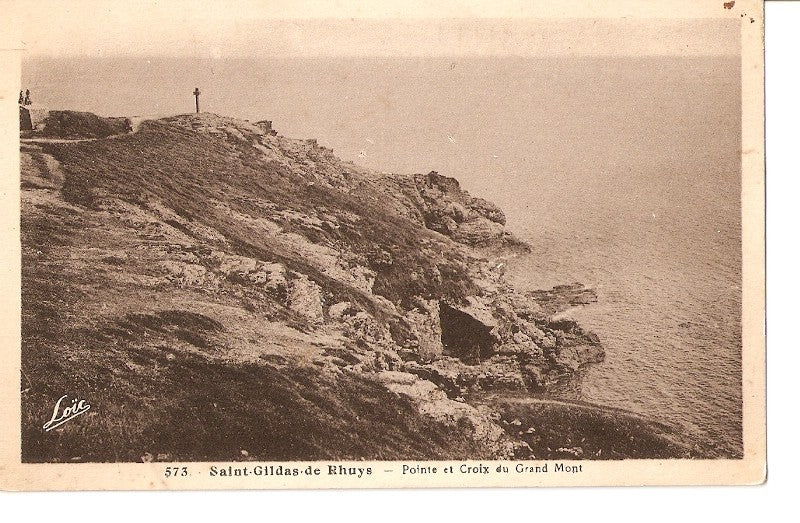 Postal 027693 : Saint Gildas de Rhuys - Pointe et Croix du Grand Mont