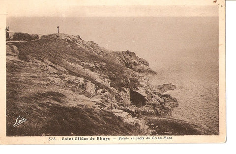 Postal 027693 : Saint Gildas de Rhuys - Pointe et Croix du Grand Mont