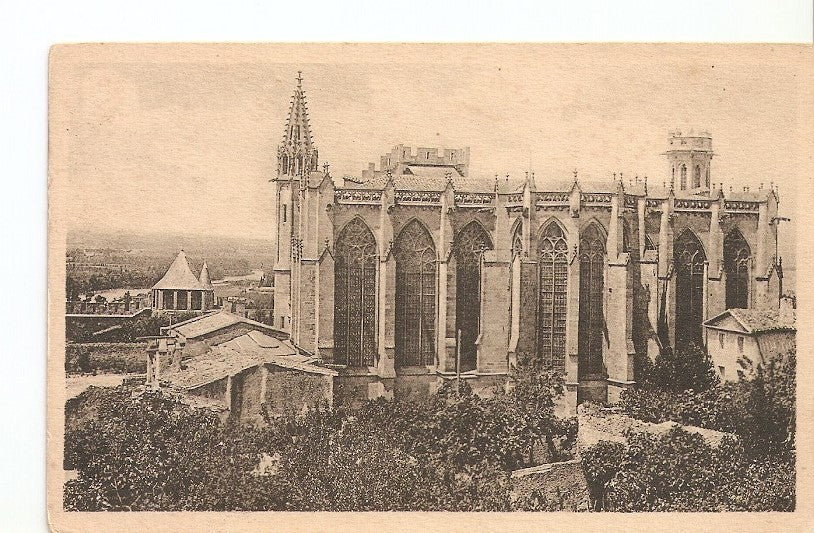 Postal 027699 : Carcarssonne (Cite), lEglise Saint-Nazaire, partie gothique