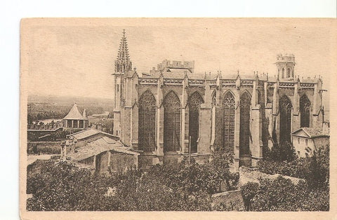 Postal 027699 : Carcarssonne (Cite), lEglise Saint-Nazaire, partie gothique