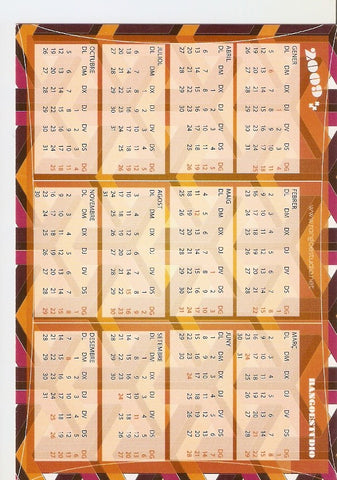 Postal 027711 : Calendario 2009